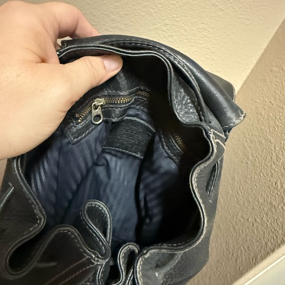 Coach Black Leather Backpack - Picture 4 of 4